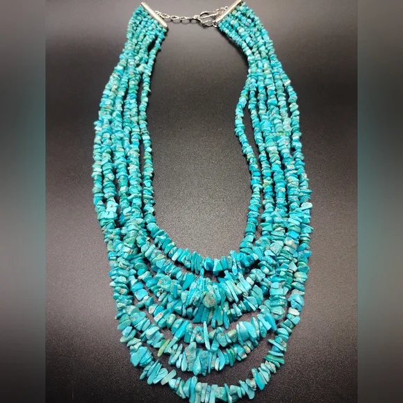 Jay king Multi-Strand Turquoise Necklace - Picture 1 of 9